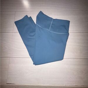 Lululemon Wunder Train athletica Blue Leggings